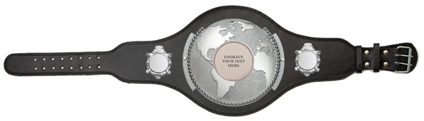 WORLD TITLE BELT - ENGRAVED - PLT309/S/BLGENGRAVE WORLD TITLE BELT - ENGRAVED - PLT309/S/BLGENGRAVE